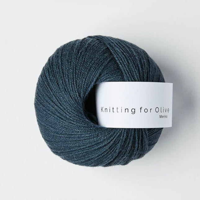 Deep Petroleum Blue | Knitting For Olive Merino