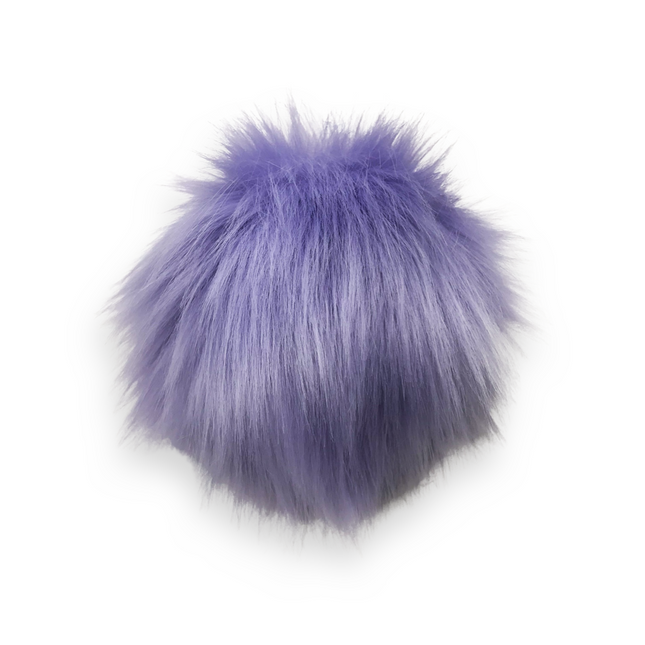 Lavender | Luxe Faux Fur Pompom