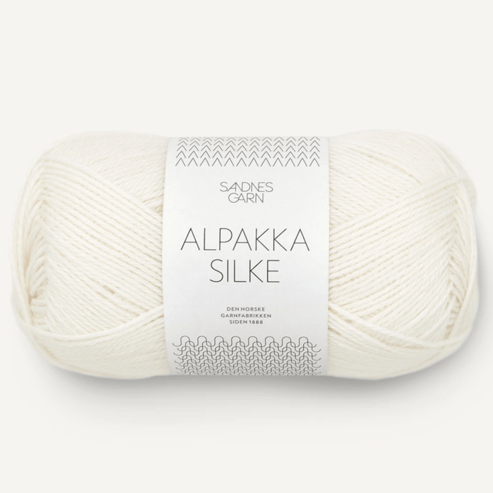 1002 White | Alpakka Silke