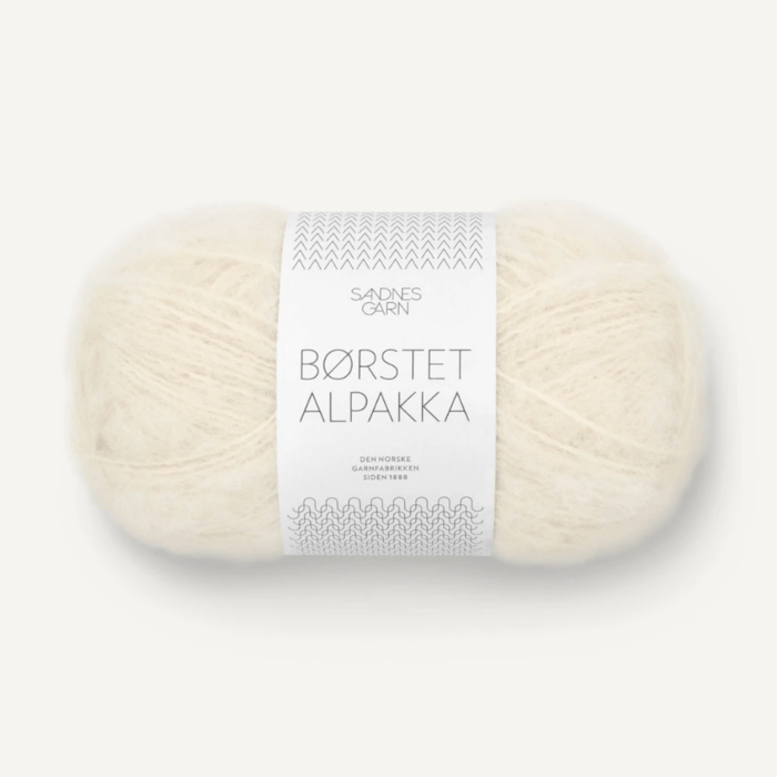 Borstet Alpakka