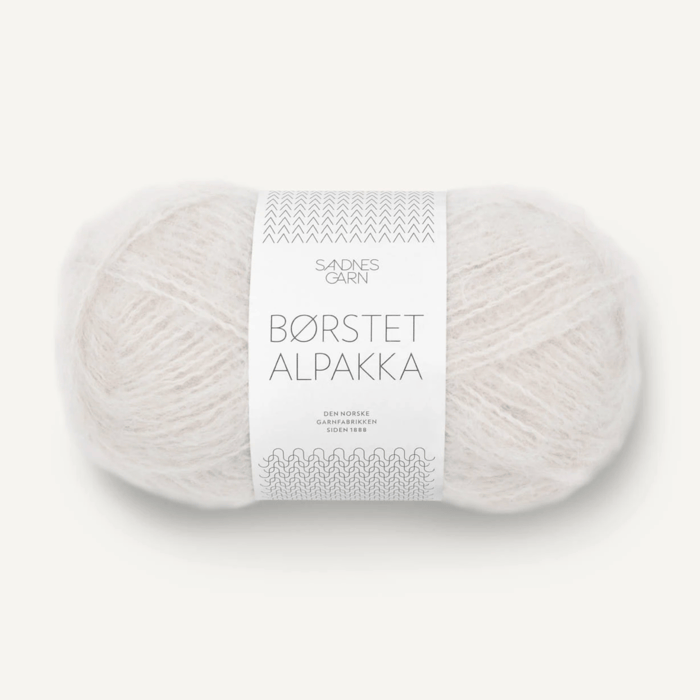 Borstet Alpakka