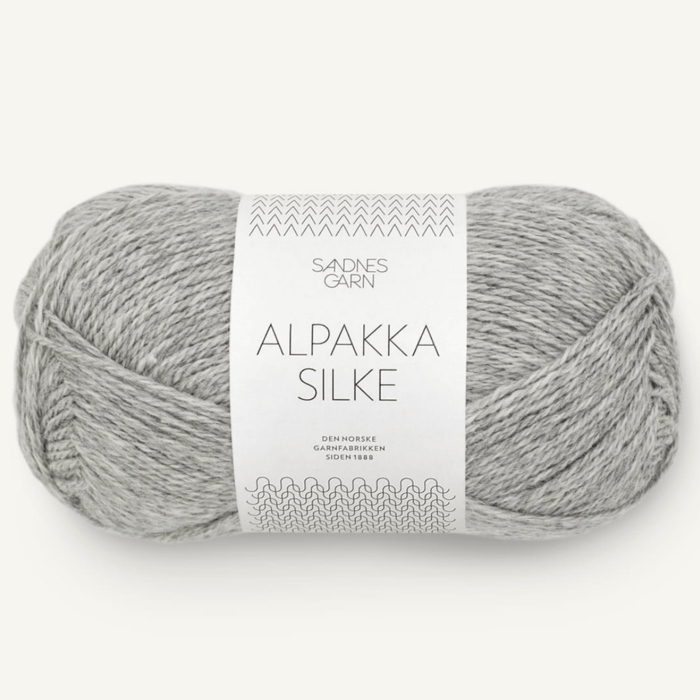 1042 Light Gray Heather | Alpakka Silke