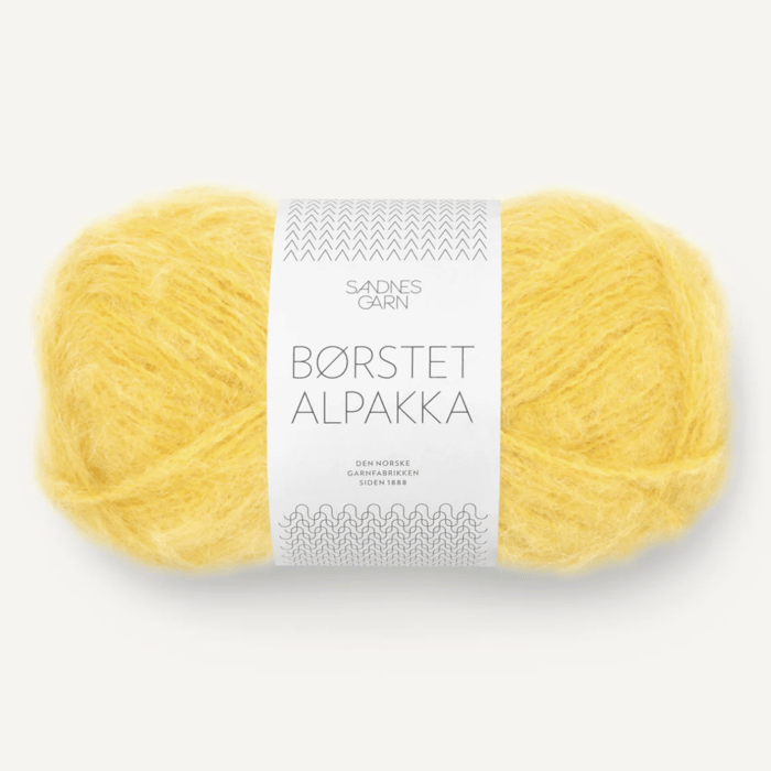 Borstet Alpakka