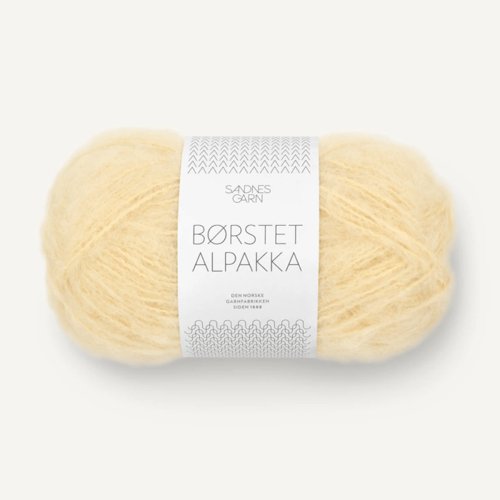 Borstet Alpakka