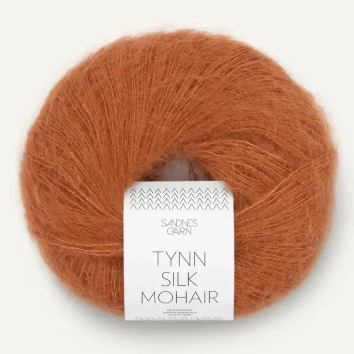 2745 Cognac | Tynn Silk Mohair