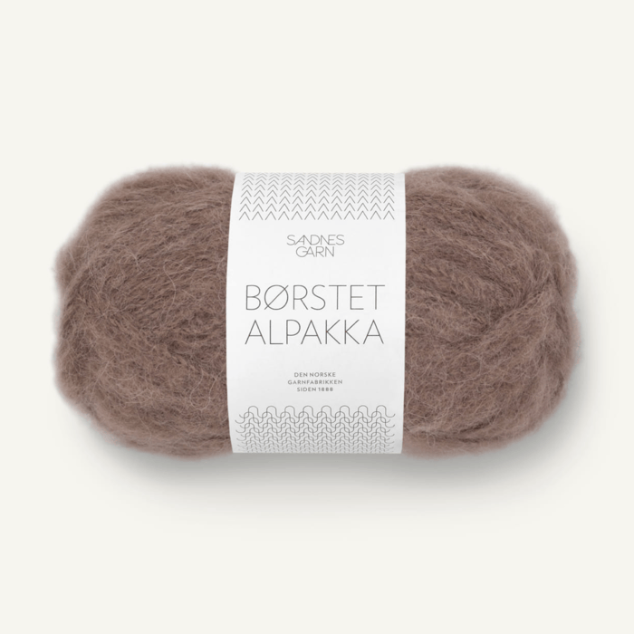 Borstet Alpakka