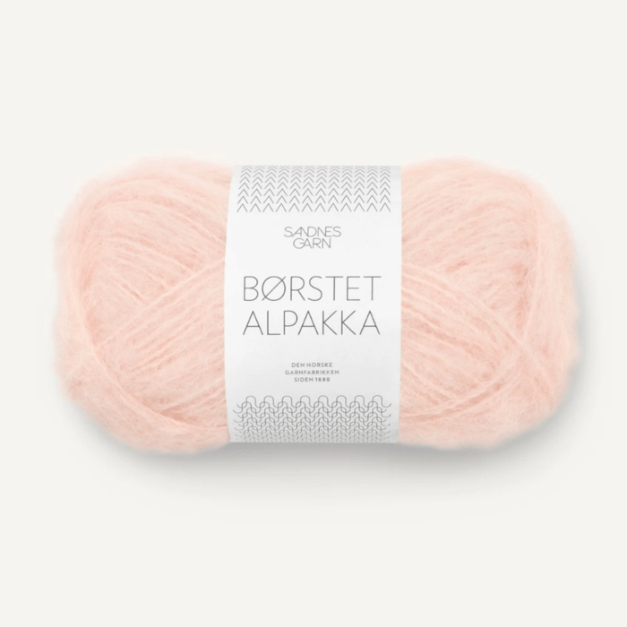 Borstet Alpakka