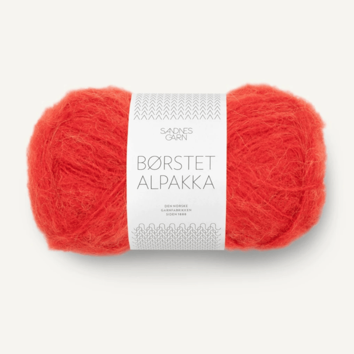 Borstet Alpakka