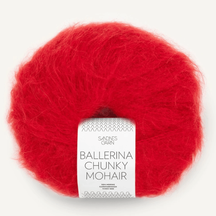 4219 True Red | Ballerina Chunky Mohair