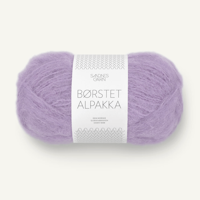Borstet Alpakka