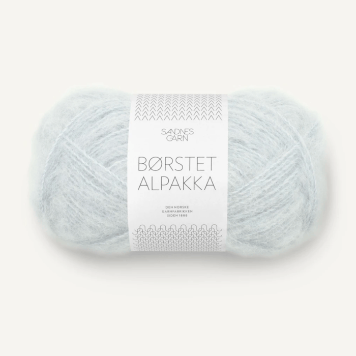 Borstet Alpakka