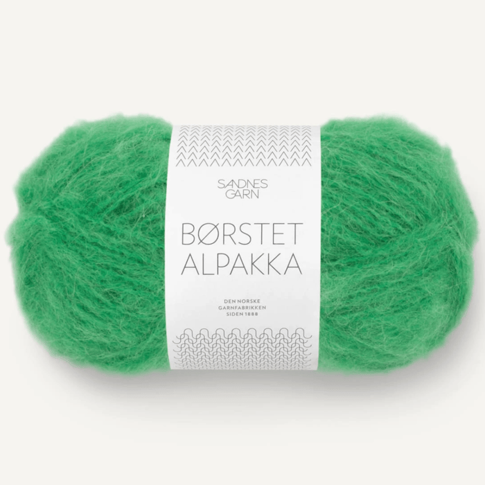 Borstet Alpakka