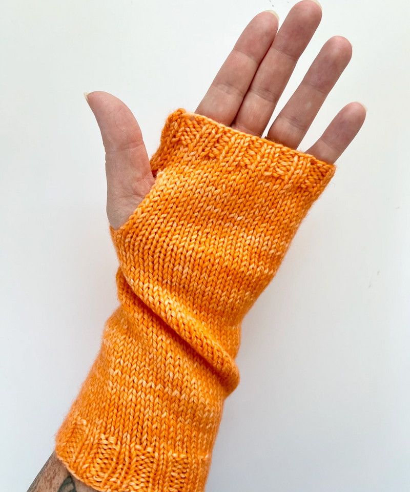 Base Doodle Fingerless Mitts