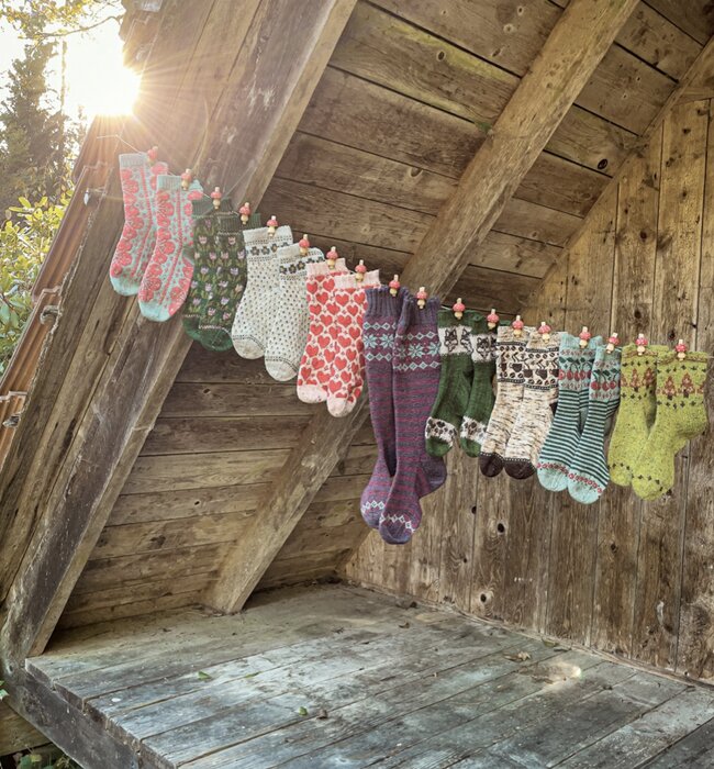 Charming Colorwork Socks: 25 Delightful Knitting Patterns for Colourful, Comfy Footwear
