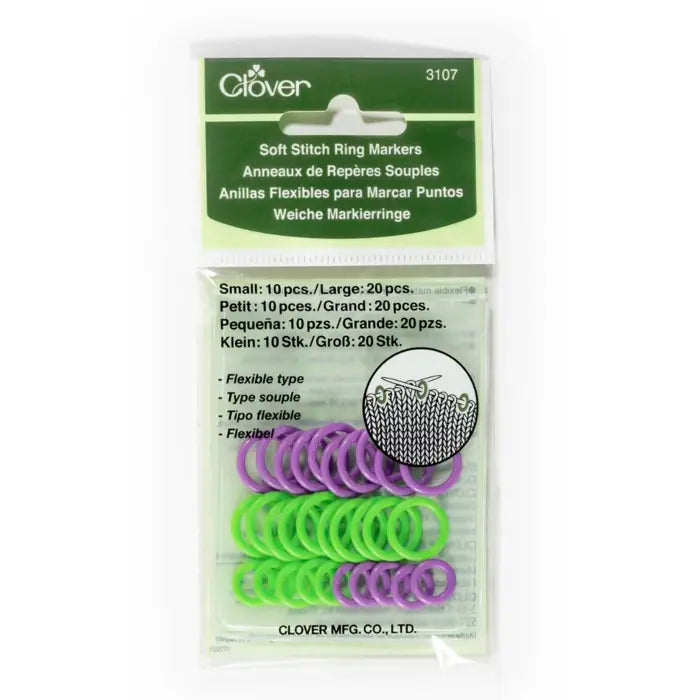 Soft Stitch Ring Markers