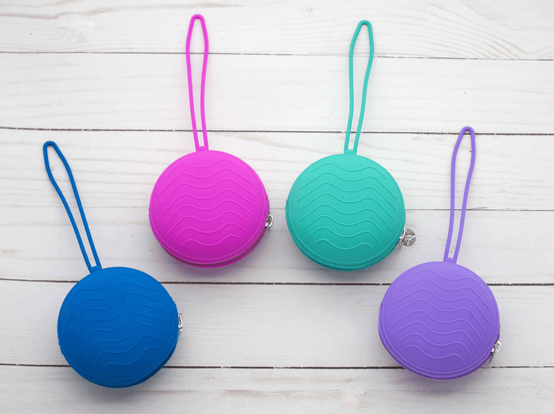 Colourful Round Notions Storage Pouch