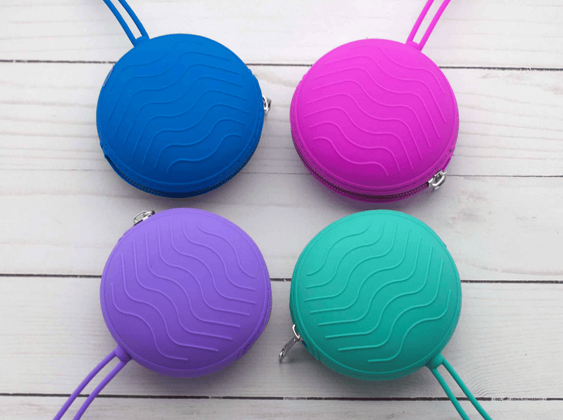 Colourful Round Notions Storage Pouch