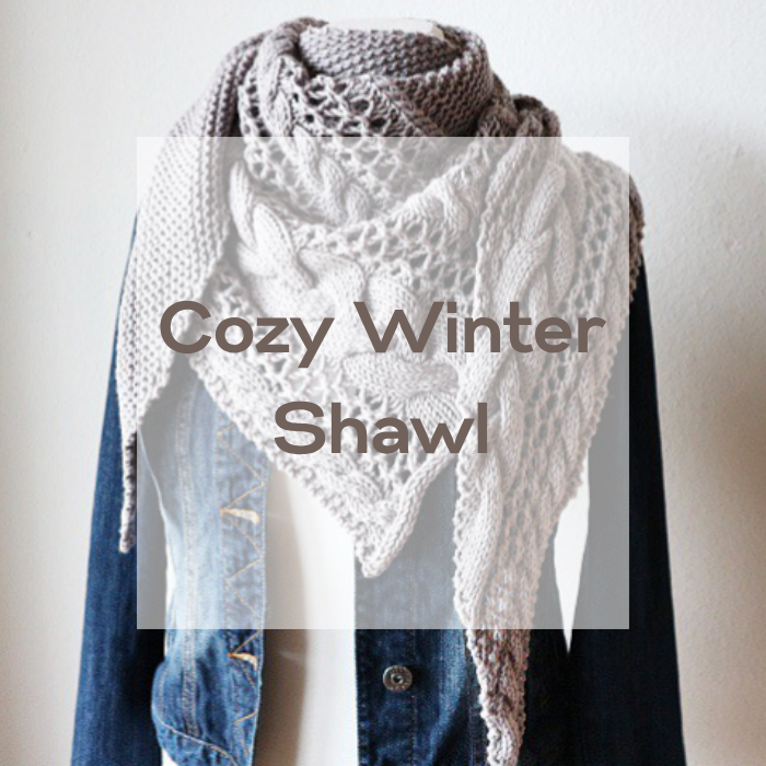 Intermediate: Cozy Winter Shawl (Melanie Meilinger)
