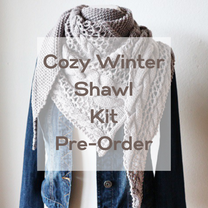 Cozy Winter Shawl Kit | Pre-Order