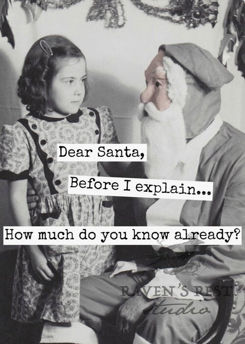 Dear Santa....