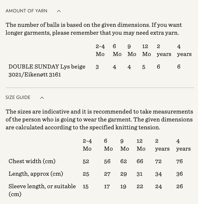 Guernsey Sweater Baby 2413 - 01