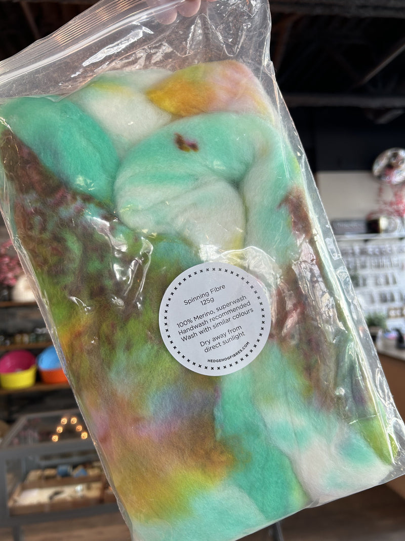 Greens, Potluck | HHF Spinning Fibre 125 gram