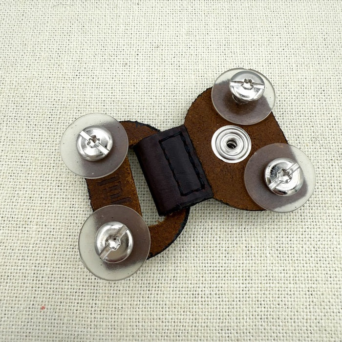 Espresso Lock Leather Screw In Closure | Jul Designs