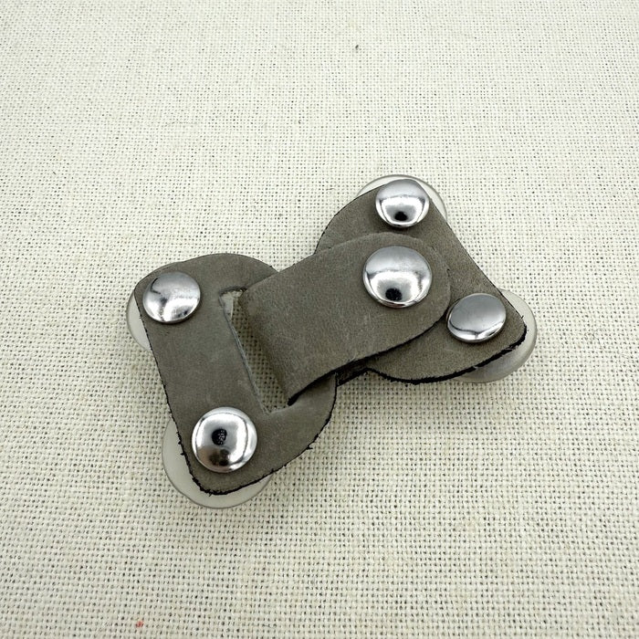 Pewter Lock Leather Screw In Closure | Jul Designs