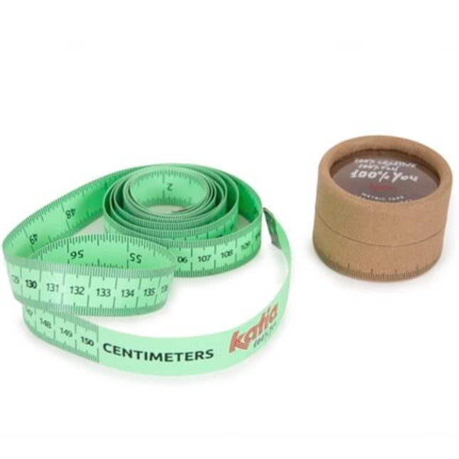 TAPE MEASURE IN STORAGE CASE — YARNS, PATTERNS, ACCESSORIES