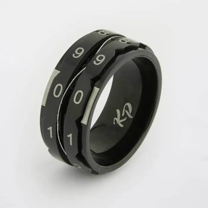 Black Row Counter Ring