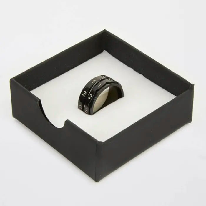 Black Row Counter Ring