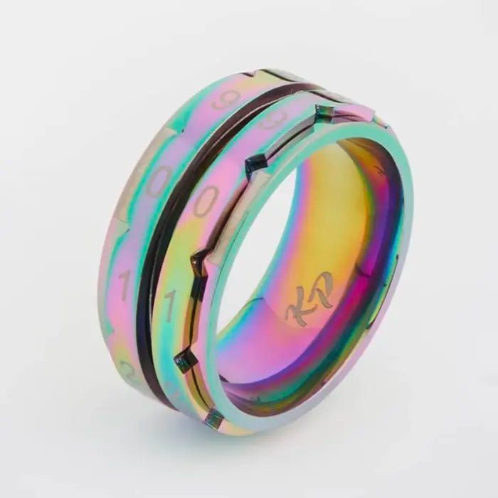 Rainbow Row Counter Ring