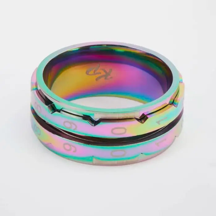 Rainbow Row Counter Ring