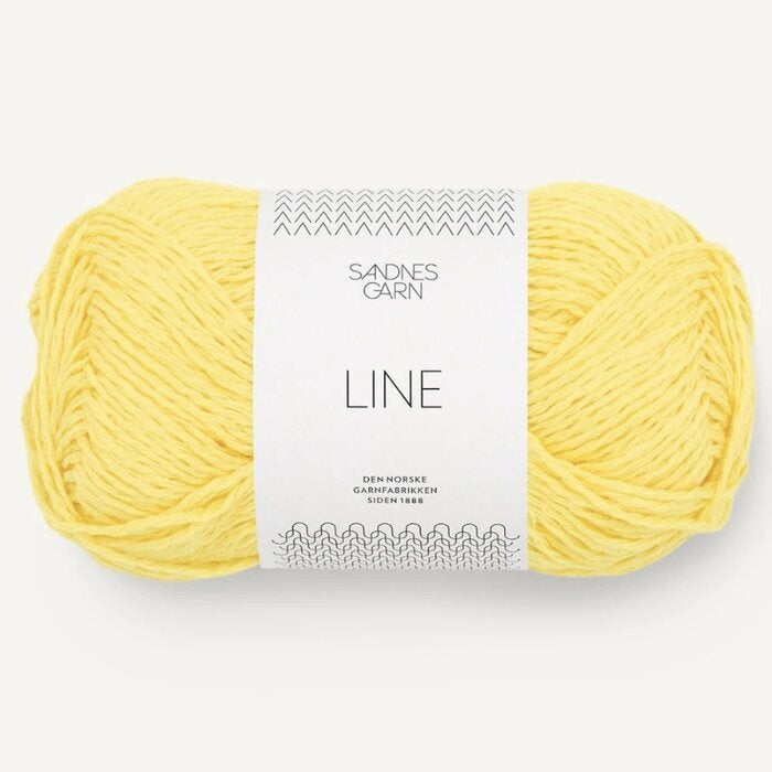 9004 Lemon | Sandnes Garn Line – STATEMENT JUNKIE YARN CO.