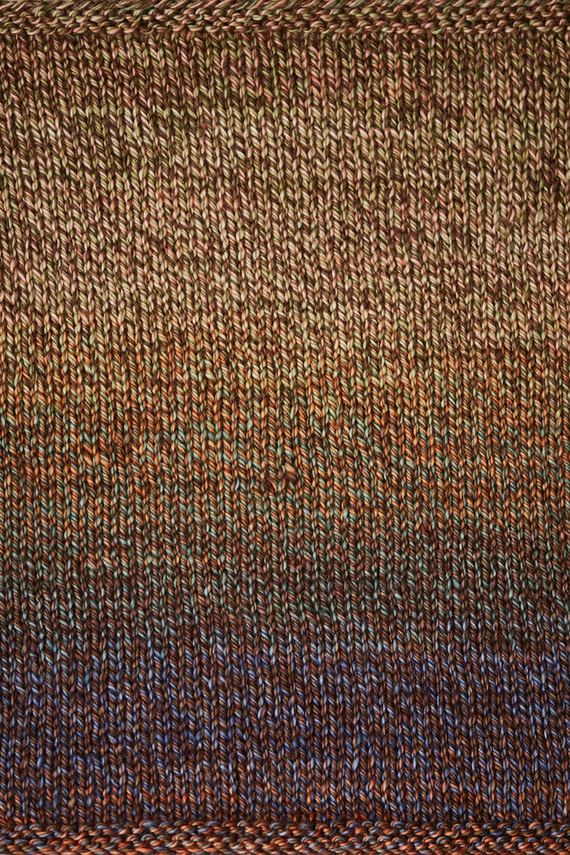 Spiral Grain Worsted | Rainbow Eucalyptus