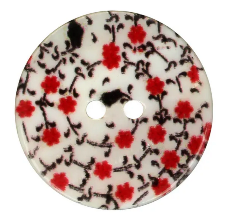 Button mother-of-pearl print
