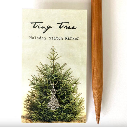 Firefly Notes | Tiny Tree Holiday Stitch Marker