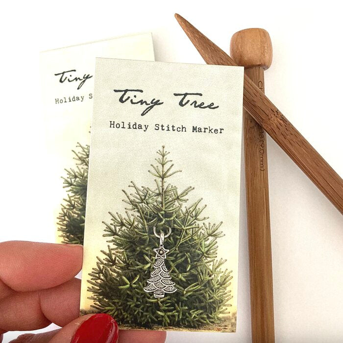 Tiny Tree Holiday Stitch Marker