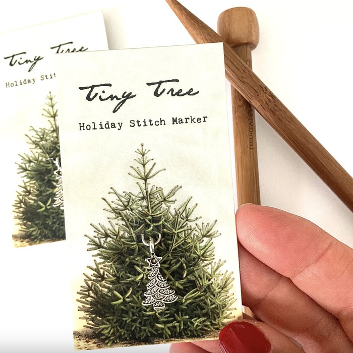 Tiny Tree Holiday Stitch Marker