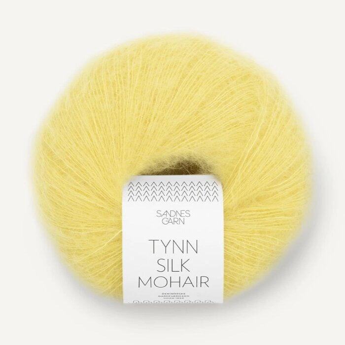 9004 Lemon | Tynn Silk Mohair