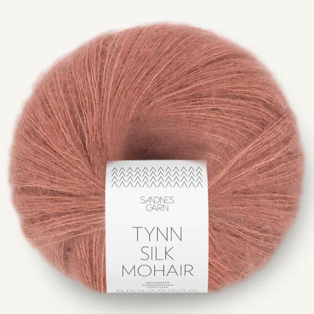 3553 Dusty Rouge | Tynn Silk Mohair