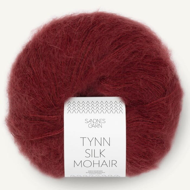 4054 Deep Wine Red | Tynn Silk Mohair
