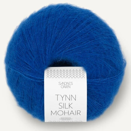 6046 Electric Blue | Tynn Silk Mohair