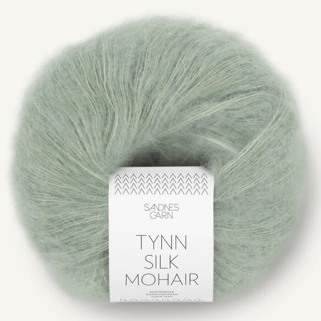 8521 Dusty Light Green | Tynn Silk Mohair