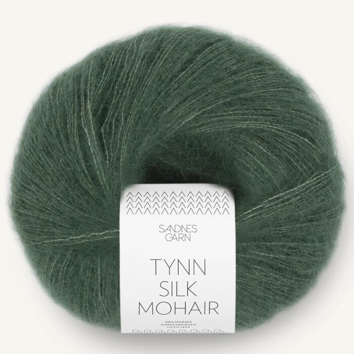 8581 Deep Forest Green | Tynn Silk Mohair