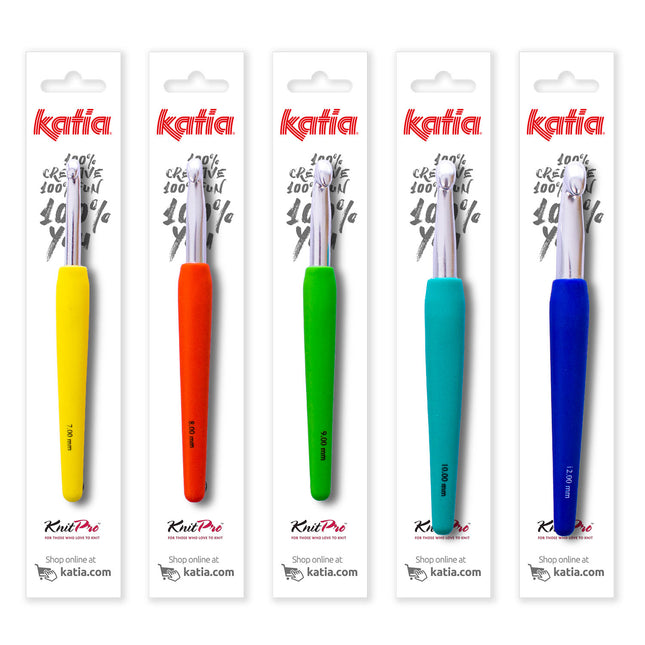 24 Pack: Anodized Aluminum Crochet Hook by Loops & Threads®