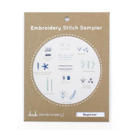 Stitch Samplers Shell Embroidery Stitch Sampler — STATEMENT JUNKIE YARN CO.