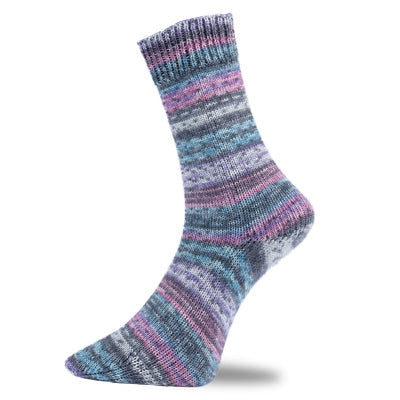 719 Turquoise & Pink | Golden Socks 4 ply