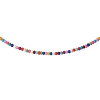 MODWOOL Felt Ball Garland - Multicolour (75" length)