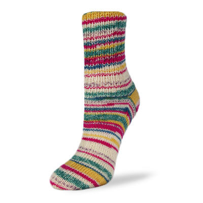 Flotte Sock Lovely | Pink, Yellow, Green 1742